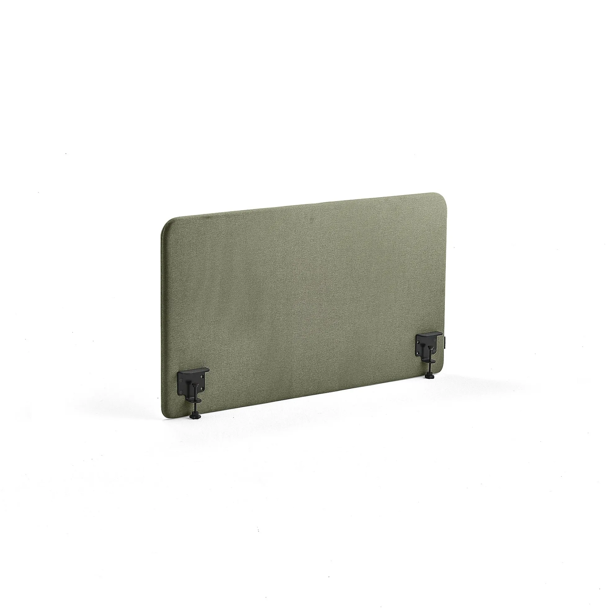 Pöytäsermi ZONE Mustat kiinnikkeet, 1200x650x36 mm, kangas Rivet, sinivihreä