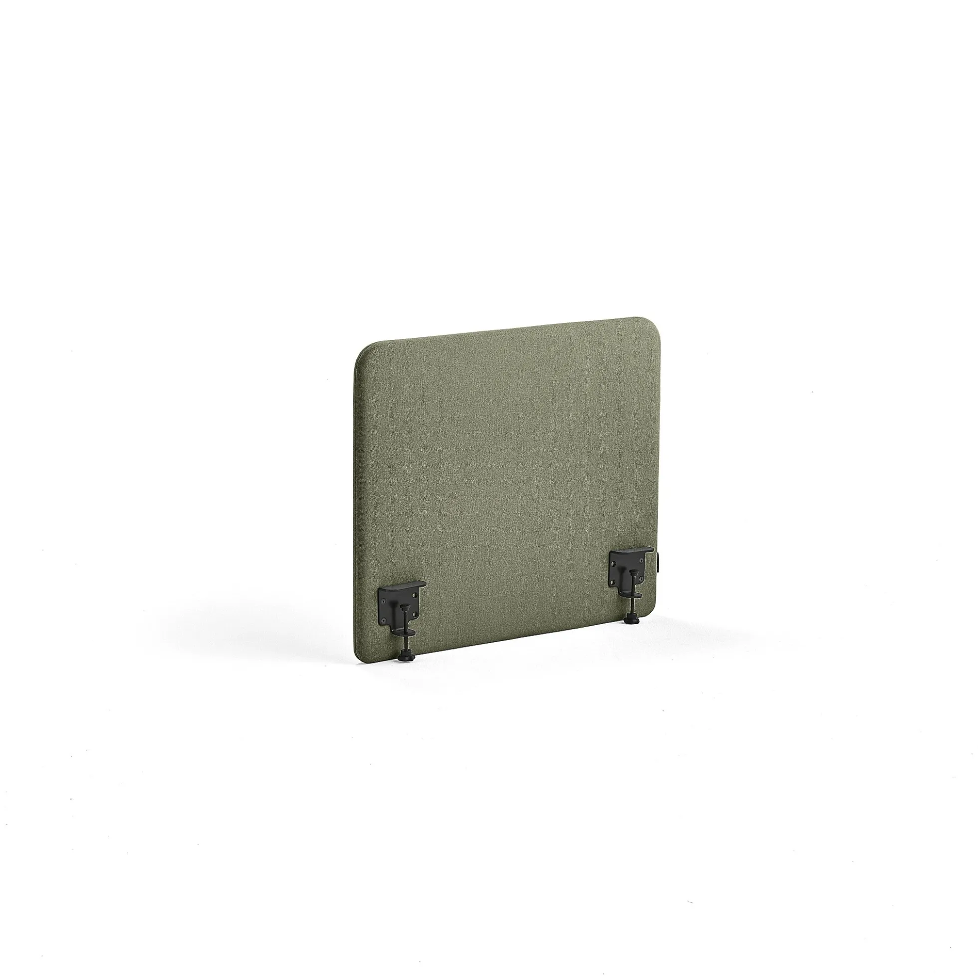 Pöytäsermi ZONE Mustat kiinnikkeet, 800x650x36 mm, kangas Rivet, sinivihreä