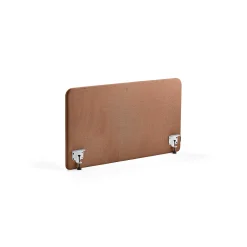 Pöytäsermi ZONE Valkoiset kiinnikkeet, 1200x650x30 mm, kangas Rivet, kupari