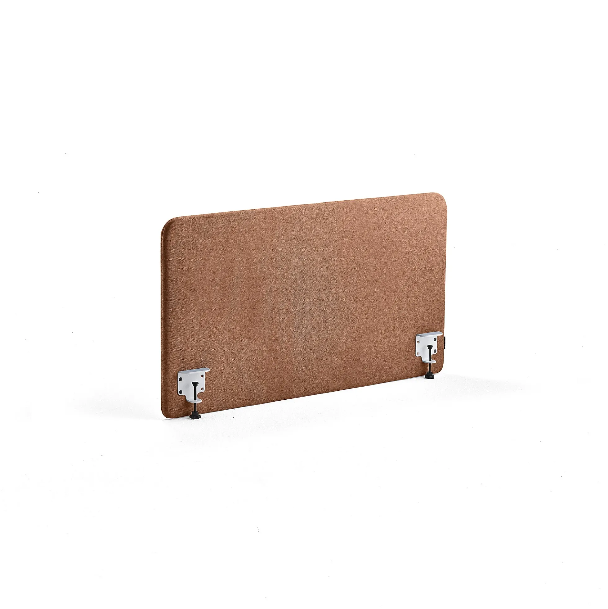 Pöytäsermi ZONE Valkoiset kiinnikkeet, 1200x650x30 mm, kangas Rivet, kupari