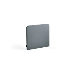 Pöytäsermi ZONE Valkoiset kiinnikkeet, 800x650x30 mm, kangas Rivet, siniharmaa