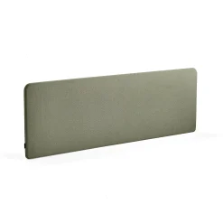 Pöytäsermi ZONE Valkoiset kiinnikkeet, 2000x650x30 mm, kangas Rivet, sinivihreä