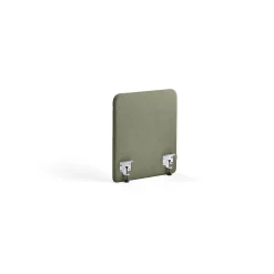 Pöytäsermi ZONE Valkoiset kiinnikkeet, 600x650x30 mm, kangas Rivet, sinivihreä