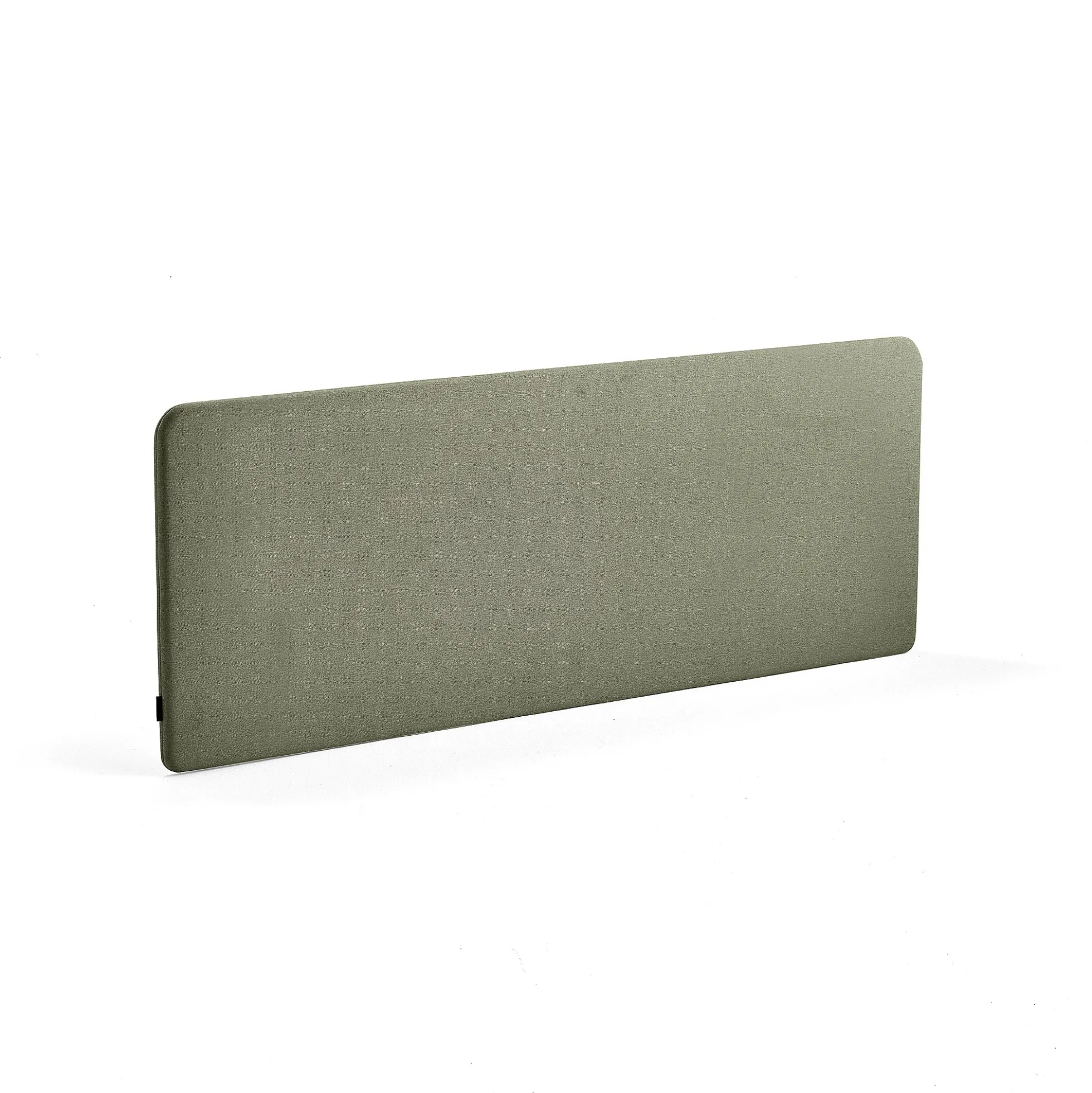 Pöytäsermi ZONE Valkoiset kiinnikkeet, 1800x650x30 mm, kangas Rivet, sinivihreä