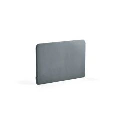 Pöytäsermi ZONE Valkoiset kiinnikkeet, 1000x650x30 mm, kangas Rivet, siniharmaa