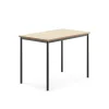 Pöytä SONITUS Ääntä vaimentava linoleumi, 1200x800x900 mm, beige, antrasiitinharmaa