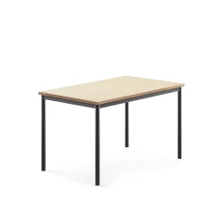 Pöytä SONITUS Ääntä vaimentava linoleumi, 1200x800x720 mm, beige, antrasiitinharmaa