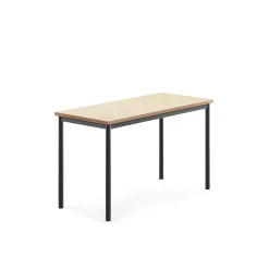 Pöytä SONITUS Ääntä vaimentava linoleumi, 1200x600x720 mm, beige, antrasiitinharmaa
