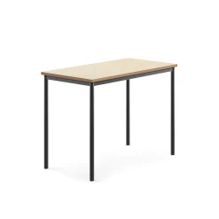 Pöytä SONITUS Ääntä vaimentava linoleumi, 1200x700x900 mm, beige, antrasiitinharmaa