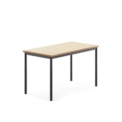 Pöytä SONITUS Ääntä vaimentava linoleumi, 1200x700x720 mm, beige, antrasiitinharmaa