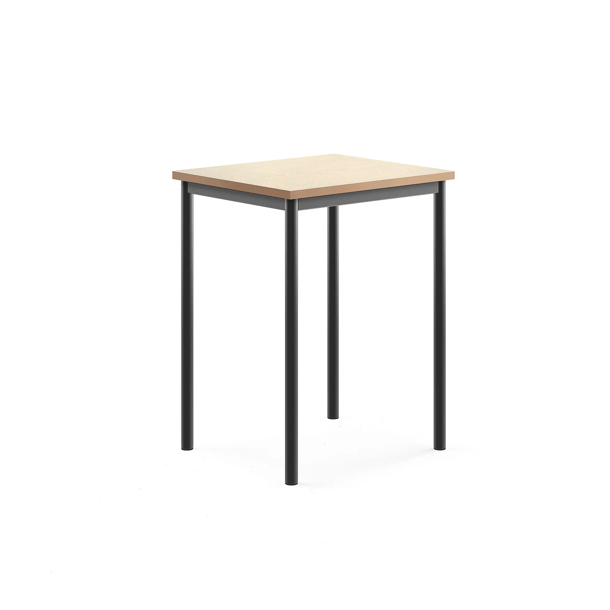 Pöytä SONITUS Ääntä vaimentava linoleumi, 700x600x900 mm, beige, antrasiitinharmaa