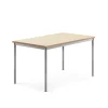 Pöytä SONITUS Ääntä vaimentava linoleumi, 1400x800x720 mm, beige, hopeanharmaa