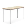 Pöytä SONITUS Ääntä vaimentava linoleumi, 1600x700x900 mm, beige, hopeanharmaa