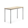 Pöytä SONITUS Ääntä vaimentava linoleumi, 1400x600x900 mm, beige, hopeanharmaa