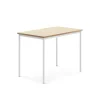 Pöytä SONITUS Ääntä vaimentava linoleumi, 1200x800x900 mm, beige, valkoinen