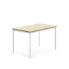 Pöytä SONITUS Ääntä vaimentava linoleumi, 1200x800x720 mm, beige, valkoinen