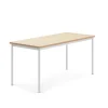 Pöytä SONITUS Ääntä vaimentava linoleumi, 1600x700x720 mm, beige, valkoinen