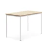 Pöytä SONITUS Ääntä vaimentava linoleumi, 1400x800x900 mm, beige, valkoinen