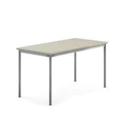 Pöytä SONITUS Ääntä vaimentava linoleumi, 1400x700x720 mm, harmaa, hopeanharmaa