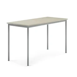 Pöytä SONITUS Ääntä vaimentava linoleumi, 1600x700x900 mm, harmaa, hopeanharmaa