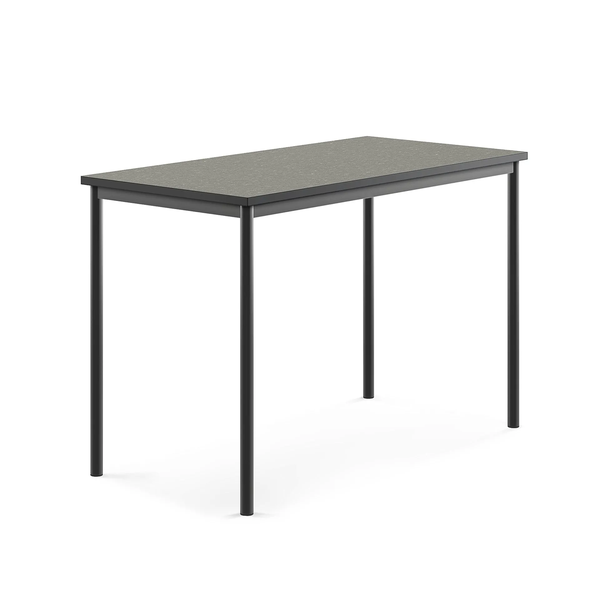 Pöytä SONITUS Ääntä vaimentava linoleumi, 1400x700x900 mm, tummanharmaa, antrasiitinharmaa