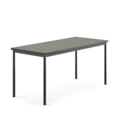 Pöytä SONITUS Ääntä vaimentava linoleumi, 1600x700x720 mm, tummanharmaa, antrasiitinharmaa
