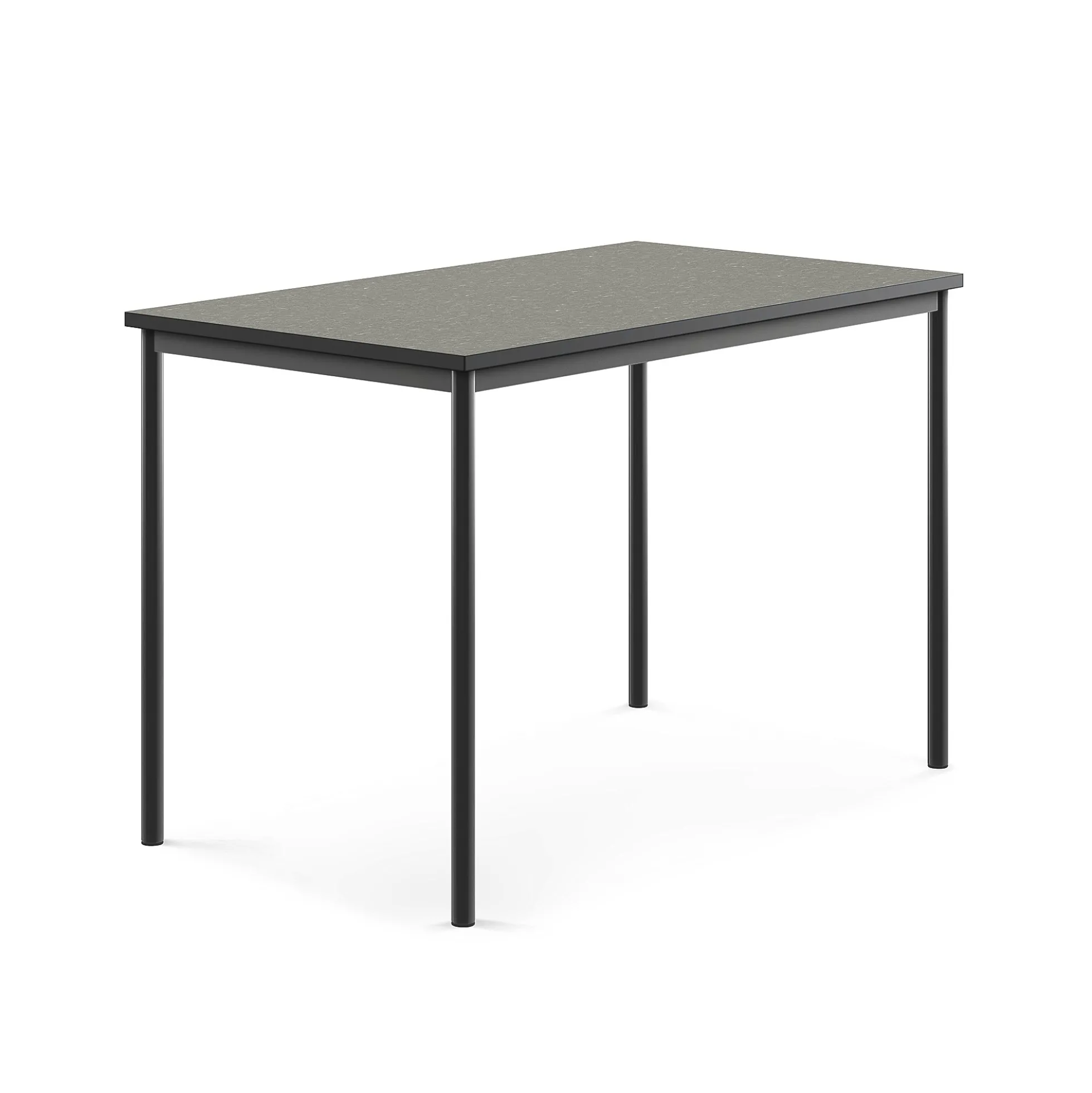 Pöytä SONITUS Ääntä vaimentava linoleumi, 1400x800x900 mm, tummanharmaa, antrasiitinharmaa