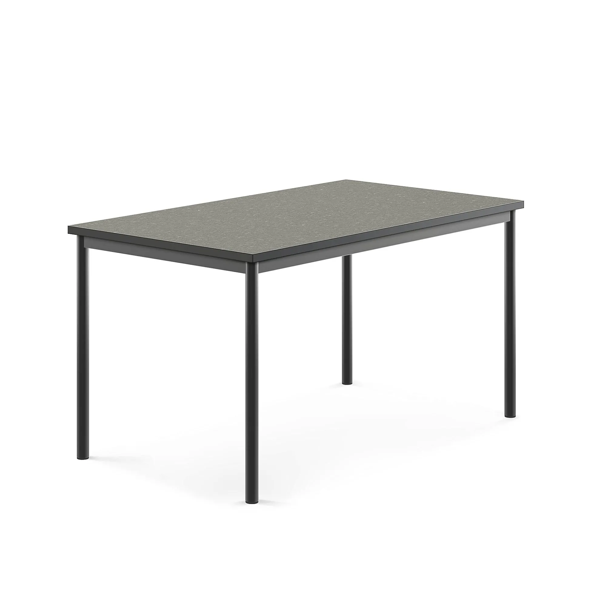 Pöytä SONITUS Ääntä vaimentava linoleumi, 1400x800x720 mm, tummanharmaa, antrasiitinharmaa