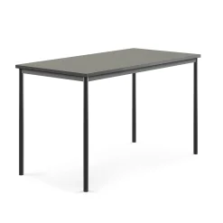Pöytä SONITUS Ääntä vaimentava linoleumi, 1600x800x900 mm, tummanharmaa, antrasiitinharmaa