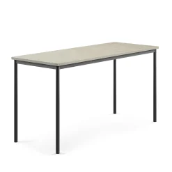 Pöytä SONITUS Ääntä vaimentava linoleumi, 1800x700x900 mm, vaaleanharmaa, antrasiitinharmaa