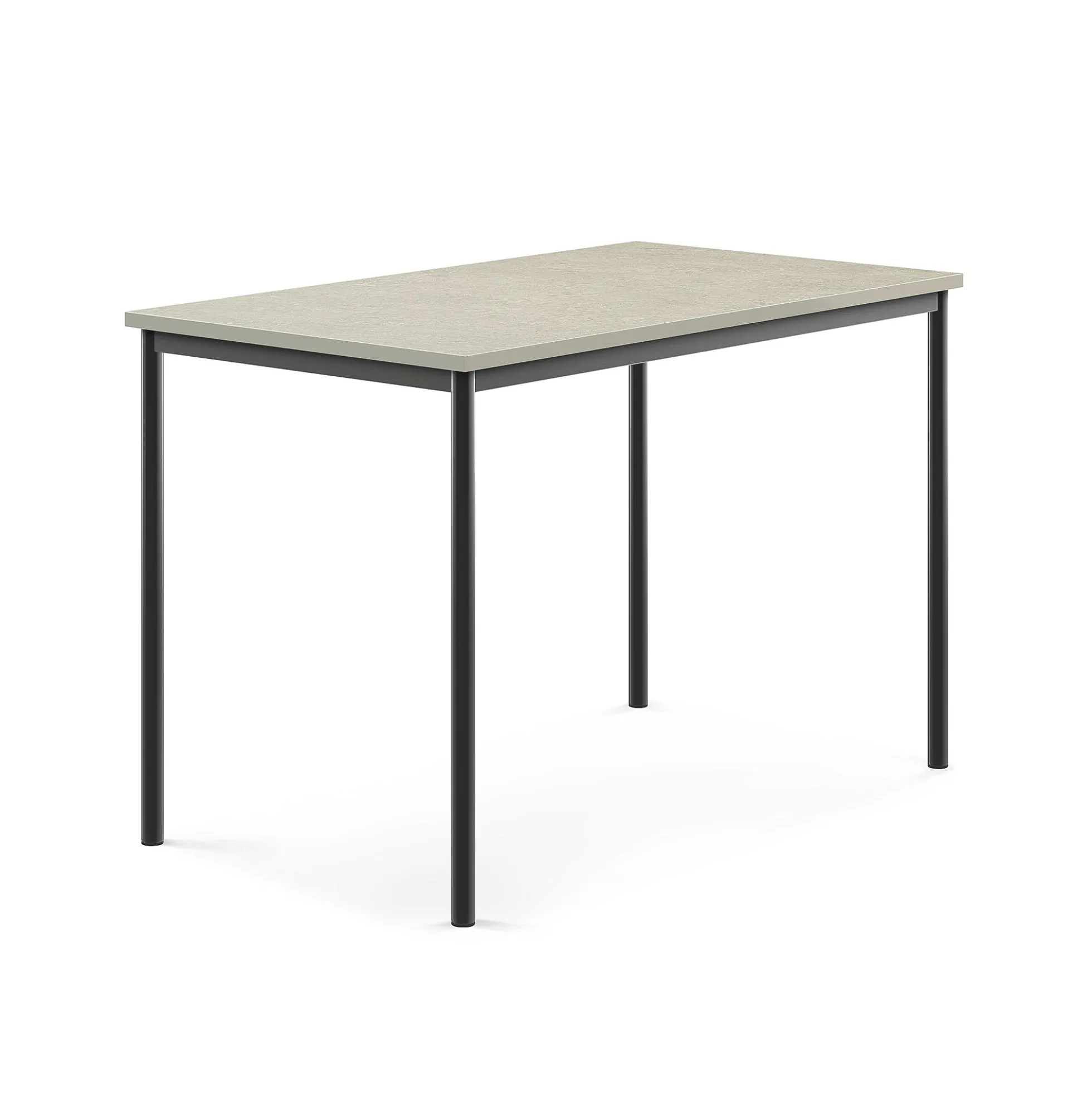 Pöytä SONITUS Ääntä vaimentava linoleumi, 1400x800x900 mm, vaaleanharmaa, antrasiitinharmaa