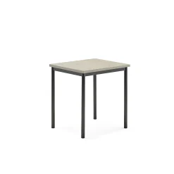 Pöytä SONITUS Ääntä vaimentava linoleumi, 700x600x720 mm, vaaleanharmaa, antrasiitinharmaa