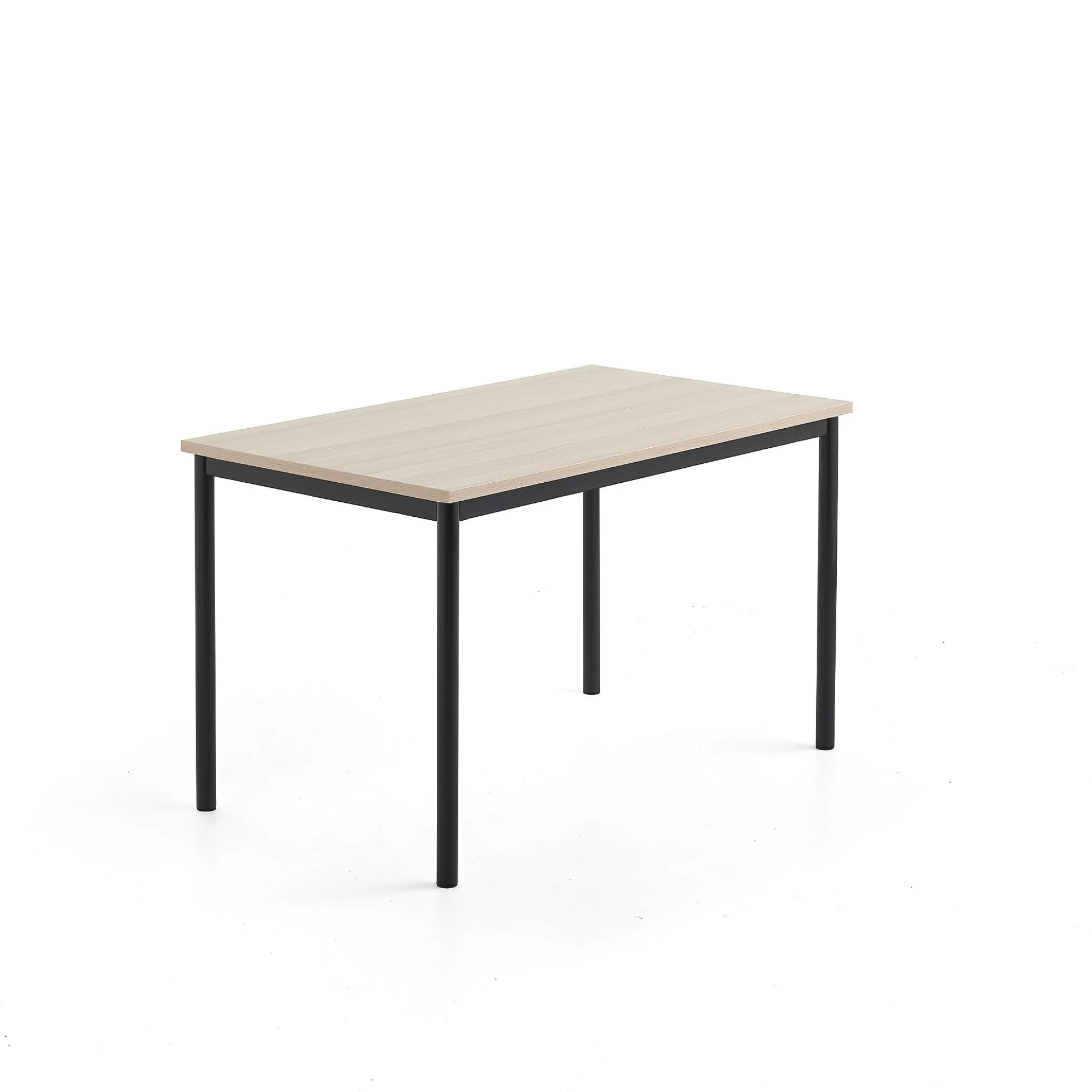 Pöytä SONITUS PLUS 1200x700x720 mm, korkeapainelaminaatti HPL, saarni, antrasiitinharmaa