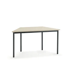 Pöytä SONITUS TRAPETS 1400x700x720 mm, beige linoleumi, antrasiitinharmaa