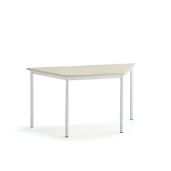 Pöytä SONITUS TRAPETS 1400x700x720 mm, beige linoleumi, valkoinen