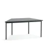 Pöytä SONITUS TRAPETS 1600x800x720 mm, tummanharmaa linoleumi, antrasiitinharmaa