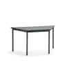 Pöytä SONITUS TRAPETS 1400x700x720 mm, tummanharmaa linoleumi, antrasiitinharmaa