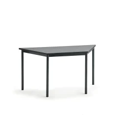 Pöytä SONITUS TRAPETS 1400x700x720 mm, tummanharmaa linoleumi, antrasiitinharmaa