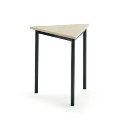 Pöytä SONITUS TRIANGEL 700x700x720 mm, beige linoleumi, antrasiitinharmaa