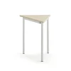 Pöytä SONITUS TRIANGEL 700x600x720 mm, beige linoleumi, valkoinen