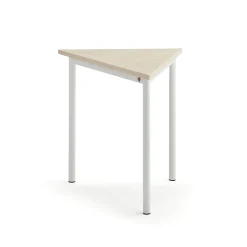 Pöytä SONITUS TRIANGEL 800x700x720 mm, beige linoleumi, valkoinen