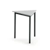 Pöytä SONITUS TRIANGEL 700x700x720 mm, korkeapainelaminaatti HPL, harmaa, antrasiitinharmaa