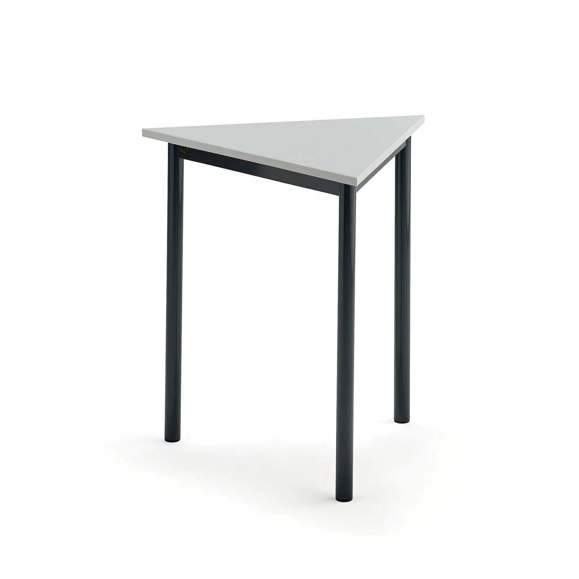 Pöytä SONITUS TRIANGEL 700x700x720 mm, korkeapainelaminaatti HPL, harmaa, antrasiitinharmaa