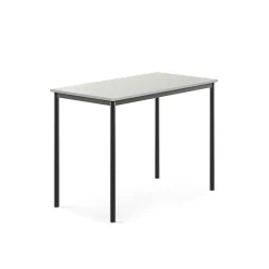 Pöytä SONITUS 1200x700x900 mm, korkeapainelaminaatti HPL, harmaa, antrasiitinharmaa