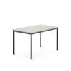Pöytä SONITUS 1200x800x720 mm, korkeapainelaminaatti HPL, harmaa, antrasiitinharmaa