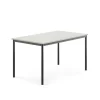 Pöytä SONITUS 1400x800x720 mm, korkeapainelaminaatti HPL, harmaa, antrasiitinharmaa