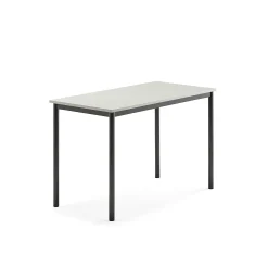 Pöytä SONITUS 1200x700x760 mm, korkeapainelaminaatti HPL, harmaa, antrasiitinharmaa
