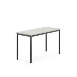 Pöytä SONITUS 1200x600x720 mm, korkeapainelaminaatti HPL, harmaa, antrasiitinharmaa