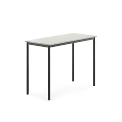 Pöytä SONITUS 1200x600x900 mm, korkeapainelaminaatti HPL, harmaa, antrasiitinharmaa