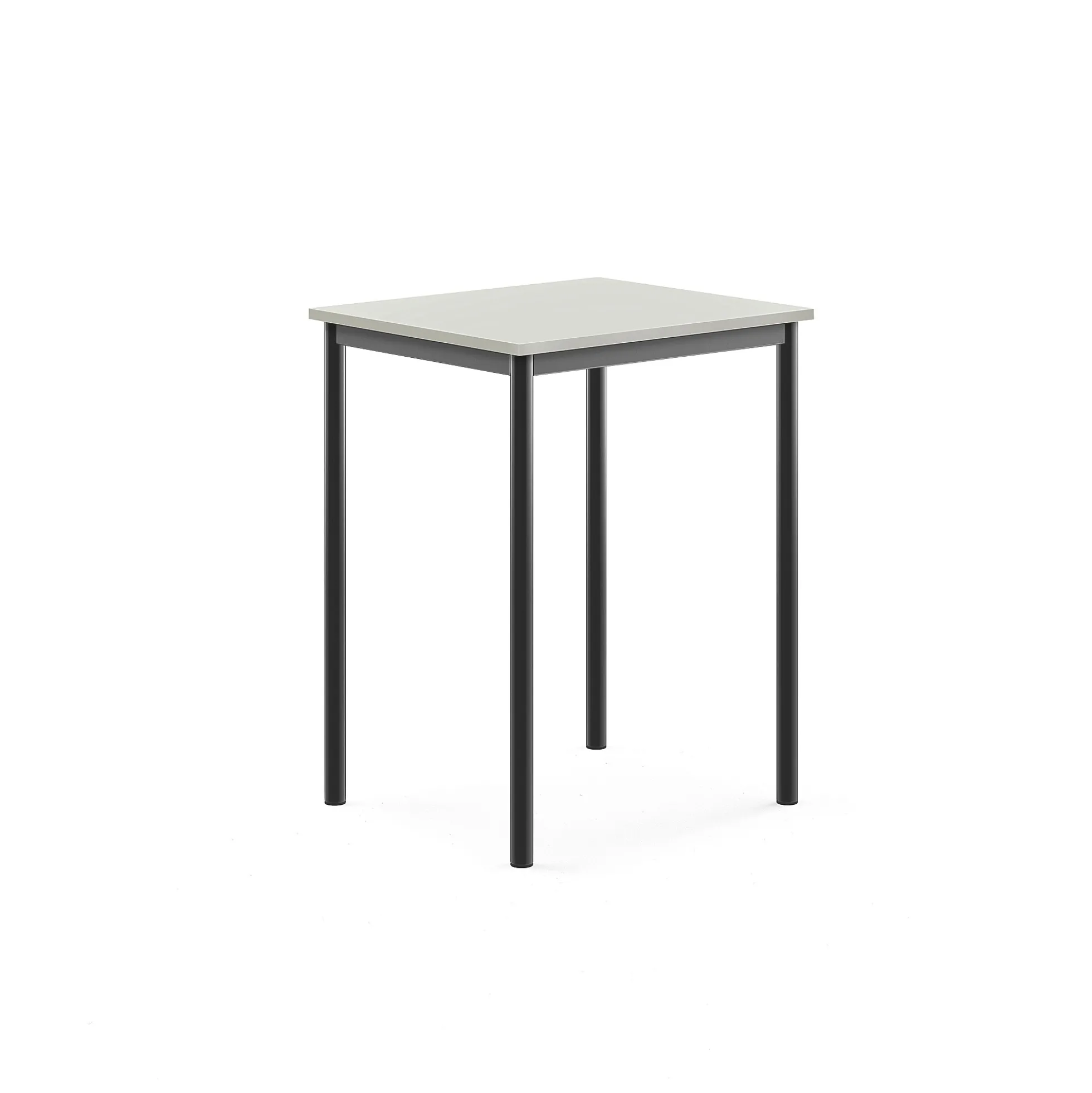 Pöytä SONITUS 700x600x900 mm, korkeapainelaminaatti HPL, harmaa, antrasiitinharmaa